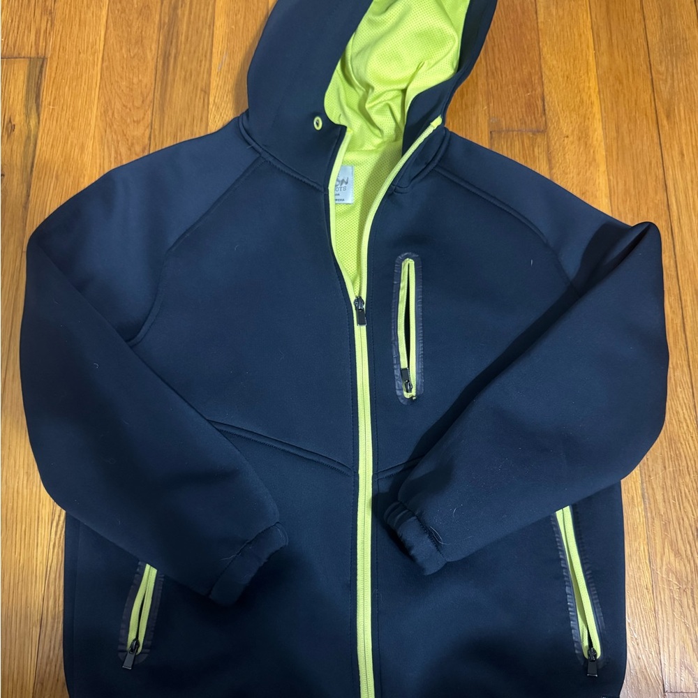 Zara Kids Navy and Neon Yellow Jacket